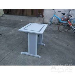 【铁路学校专用钢木翻转液晶屏电脑桌主机位带锁可量尺定做】-